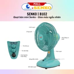 Thumbnail Quạt bàn mini SENKO B102 - màu ngẫu nhiên 3