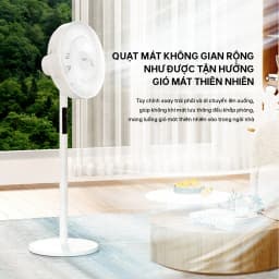 Thumbnail Quạt cây đứng Aqua FED3501R thân quạt máy cảm ứng, điều khiển từ xa, hẹn giờ 12 tiếng, thu dài ngắn 2