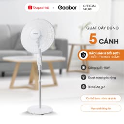 Thumbnail Quạt cây đứng Gaabor FM430M-WH05A xoay tự động tuần hoàn có 3 chế độ gió tùy chỉnh - Hàng chính hãng 2