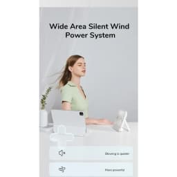 Thumbnail Quạt Để Bàn Tích Điện 4 Cấp Độ Gió JISULIFE FA26 | Pin 4500mAh Sử Dụng Lên Đến 15H | Bảo Hành Chính Hãng 12 Tháng 2