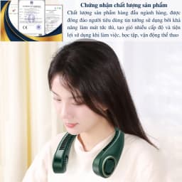 Thumbnail Quạt Đeo Cổ HOKU Tích Điện Không Cánh Siêu Mát 360 Độ 3 Chế Độ Mát Sử Dụng Lên Đến 16H Chính Hãng QDC03 2
