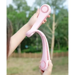 Thumbnail Quạt đeo cổ không cánh cao cấp, quạt đeo cổ tích điện pin khủng 2500mAh dử dụng cực lâu, 3 cấp độ gió tiện lợi 1