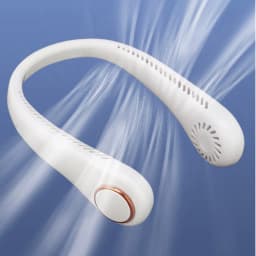 Thumbnail Quạt đeo cổ tích điện siêu mát, quạt đeo cổ không cánh pin 2500mAH chạy cực êm và bền, ba cấp độ gió cổng sạc USB 3