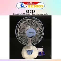 Thumbnail Quạt điện Senko để bàn tiện lợi cao cấp B1213 40W - màu ngẫu nhiên - Hàng Chính Hãng 4