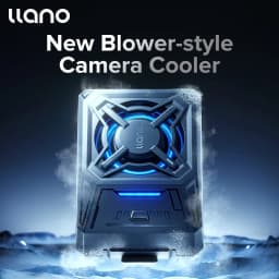Thumbnail Quạt làm mát máy ảnh Llano Lò xo gắn kính thiên văn Quạt làm mát thông minh Mini có thể điều chỉnh với cổng sạc Type-C, Tương thích với Sony Canon FUJIFILM Nikon 1