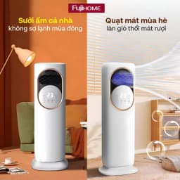 Thumbnail Quạt Làm Mát, Sưởi Ấm và Tạo ẩm 4 mùa Fujihome AC01 Màn hình điều khiển LED cảm ứng - BH 24 tháng 4