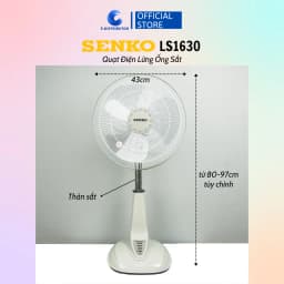 Thumbnail Quạt Lửng Ống Sắt Senko LS1630 - Giao Màu Ngẫu Nhiên - Hàng Chính Hãng 2