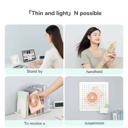 Thumbnail Quạt mini để bàn di động 4500mAh Jisulife FA28 | Hoạt động êm ái không gây tiếng ồn | 4 cấp độ gió | BH 12 tháng 1 đổi 1 3