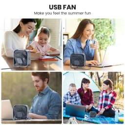 Thumbnail Quạt mini để bàn TOPK K50 có thể điều chỉnh cho học sinh/văn phòng 4