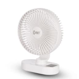 Thumbnail Quạt Sạc Đa Năng COMET CRF1406 Để Bàn 6W 3 Cấp Độ Gió, Đèn LED, Pin Lithium Dung Lượng Cao 4