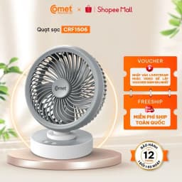 Thumbnail Quạt Sạc quạt Mini Gấp Gọn Cầm Tay Comet Nhỏ Gọn Sạc USB Tiện Lợi, sử dụng lên tới 12 tiếng 4