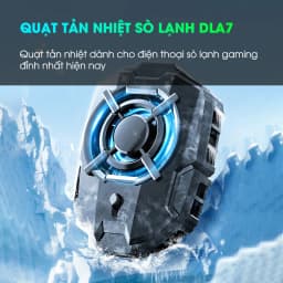 Thumbnail Quạt tản nhiệt điện thoại MEMO DLA7 sò lạnh làm mát sâu chống ồn led gaming chơi game liên quân tốc chiến pubg ff mobile 3