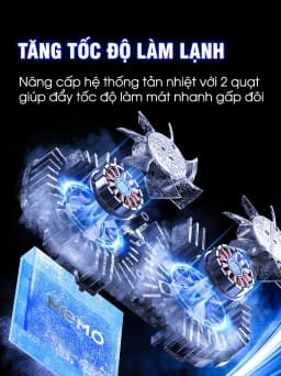 Thumbnail Quạt tản nhiệt điện thoại MEMO DL21 live stream 2 quạt tăng tốc làm lạnh hỗ trợ giá đỡ tripod chơi game liên quân PUBG 2