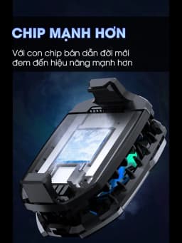 Thumbnail Quạt tản nhiệt điện thoại MEMO DLA8 sò lạnh bản 2024 làm mát sâu thế hệ mới tăng fps bảo vệ pin chơi liên quân FF PUBG 2