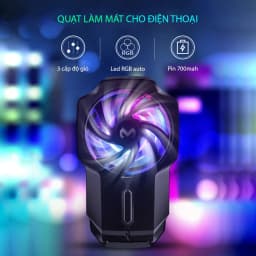 Thumbnail Quạt tản nhiệt điện thoại MEMO FL05 không dây có pin 700 mAh điều chỉnh độ gió 3 mức chơi game MOBA FPS LIÊN QUÂN PUBG 3
