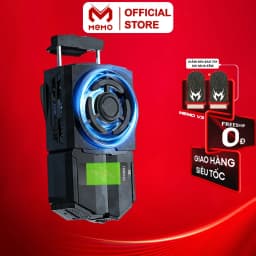 Thumbnail Quạt tản nhiệt điện thoại sò lạnh pin không dây MEMO DLA5 pin 1200mAh nhỏ gọn làm mát nhanh chống ồn LED gaming 1