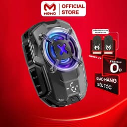 Thumbnail Quạt tản nhiệt điện thoại sò lạnh MEMO DL16 gaming led rgb chống ồn chế độ AI nhân tạo làm mát nhanh tránh giật lag 1