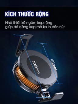Thumbnail Quạt tản nhiệt điện thoại sò lạnh MEMO CX07 thế hệ mới làm lạnh đóng băng hỗ trợ tăng fps gaming liên quân PUBG FF 4