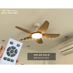 Thumbnail Quạt Trần Chung Cư Cổ Ngắn Gió Mạnh | Quạt trần Lê Gia Bảo Hành 5 Năm 2