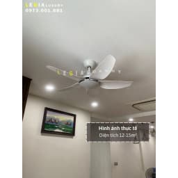 Thumbnail Quạt Trần Chung Cư Cổ Ngắn Gió Mạnh | Quạt trần Lê Gia Bảo Hành 5 Năm 3