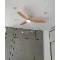 Thumbnail Quạt Trần Cổ Ngắn 18cm LGFAN728 | Quạt trần ốp sát trần | Quạt trần cho chung cư trần thấp 2025 4