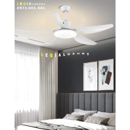 Thumbnail Quạt Trần Đèn Gió Mạnh LÊ GIA LGFAN668T - Chiều Cao 38cm - Sải Cánh 142cm - Bảo Hành 5 Năm 2