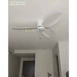 Thumbnail Quạt Trần Đèn Gió Mạnh LÊ GIA LGFAN728T - Chiều Cao 18cm - Sải Cánh 132cm - Bảo Hành 5 Năm 2