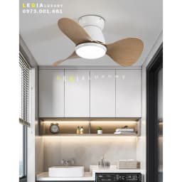 Thumbnail Quạt Trần Mini 3 Cánh Giá Rẻ LÊ GIA LGFAN730V - Chiều Cao 22cm - Sải Cánh 61cm - Bảo Hành 5 Năm 2