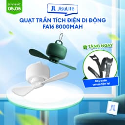 Thumbnail Quạt Trần Tích Điện Di Động JISULIFE FA16 8000mAh | Remote Điều Khiển Từ Xa | Sử Dụng Lên Đến 25H | Bảo hành 12 Tháng 1