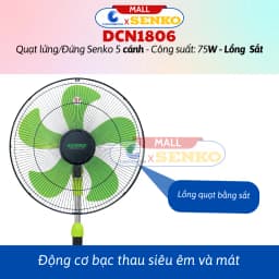 Thumbnail Quạt đứng 4,5 tấc Senko DCN1806 - Công suất 75W - Màu ngẫu nhiên - Hàng Chính Hãng 1