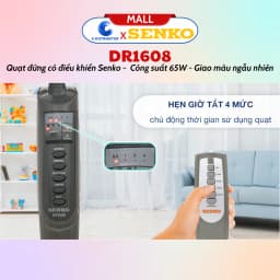 Thumbnail Quạt đứng điều khiển từ xa Senko DR1608 - Màu ngẫu nhiên - Hàng Chính Hãng 3
