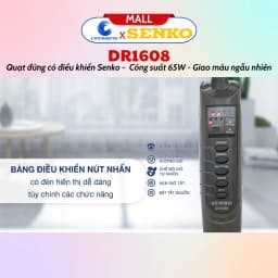Thumbnail Quạt đứng điều khiển từ xa Senko DR1608 - Màu ngẫu nhiên - Hàng Chính Hãng 4