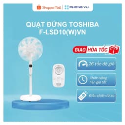 Thumbnail Quạt đứng Toshiba F-LSD10(W)VN DC Inverter Tiết Kiệm Điện - Bảo hành 12 tháng 1
