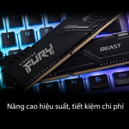 Thumbnail RAM Desktop Kingston Fury Beast DDR4 Bus 3200Mhz (KF432C16BB/8) | Bảo hành trọn đời 3
