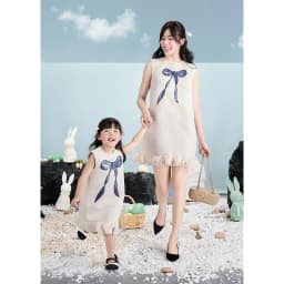 Thumbnail RẬP BABY - Váy Baby Đính Nơ Kim Sa - BABI 12 4