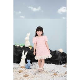 Thumbnail RẬP BABY - Váy Baby Tweed Hồng - BABI 04 4