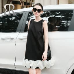 Thumbnail RẬP - Đầm Cổ Tròn Không Tay Phối Voan Chân Váy - PREMIER 16 1