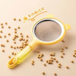 Thumbnail Rây Lọc Cháo inox Tai Gấu Xinh Xắn Dụng Cụ Rây Cháo và Đồ Ăn Siêu Mịn Cho Bé Ăn Dặm 2
