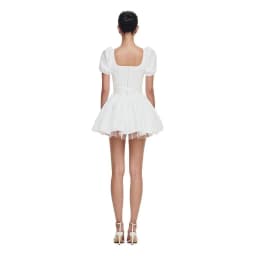 Thumbnail RECHIC Đầm ngắn xòe Erica cổ vuông tay phồng phối corset sang trọng thanh lịch 4