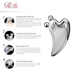Thumbnail ReFa CAXA RAY - Cây lăn massage đa dụng cao cấp, tạo đường cong cho khuôn mặt 2