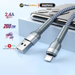 Thumbnail Remax 124i - Cáp sạc 2m hỗ trợ sạc nhanh 12w dành cho 14 Pro max trở xuống - Phúc Phụ Kiện Remax 2