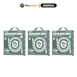 Thumbnail Remax C123 - Dây sạc nhanh 20w dài 2m Type c dành cho 14 seris trở xuống - Phúc Phụ Kiện Bảo hành 12 tháng 1 đổi 1 1