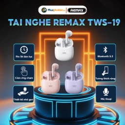Thumbnail Remax tws 19 - Tai nghe bluetooth Remax có mic thoại cảm ứng Pin 5h ( Tặng ốp ) - Phúc Phụ Kiện 1