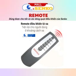 Thumbnail Remote điều khiển dành cho quạt điều khiển Senko - 100% chính hãng 1