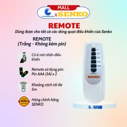 Thumbnail Remote điều khiển dành cho quạt điều khiển Senko - 100% chính hãng 3