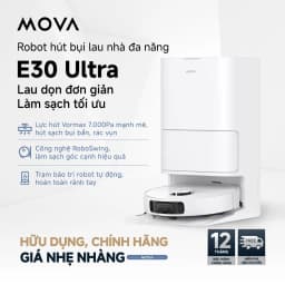Thumbnail Robot hút bụi lau nhà tự làm sạch đa năng Mova E30 Ultra - Hàng chính hãng - Bảo hành 12 tháng 1