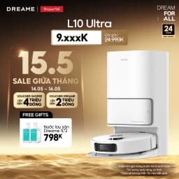 Thumbnail Robot lau sàn hút bụi tự làm sạch Dreame Bot L10 Ultra/ L10s Ultra Gen 2/ D20 Ultra - Bản quốc tế - BH 24 tháng 1