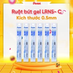 Thumbnail Ruột Bút Gel Nhanh Khô Pentel Enegel LRN5 / LR7 / LR10 3 Cỡ Ngòi Thay Thế Các Dòng Bút Gel Pentel 1