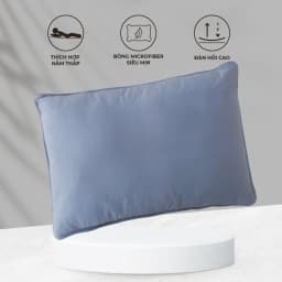 Thumbnail Ruột gối nằm K-Bedding By Everon kích thước 45x65cm - Gòn lông vũ, gối nằm thấp, màu ngẫu nhiên 1