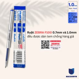 Thumbnail Ruột viết F100 1.0mm cho F301 / F301V / F301 Compact / F701 / BA115 - Zebra Nhật Bản [Chính hãng] 2